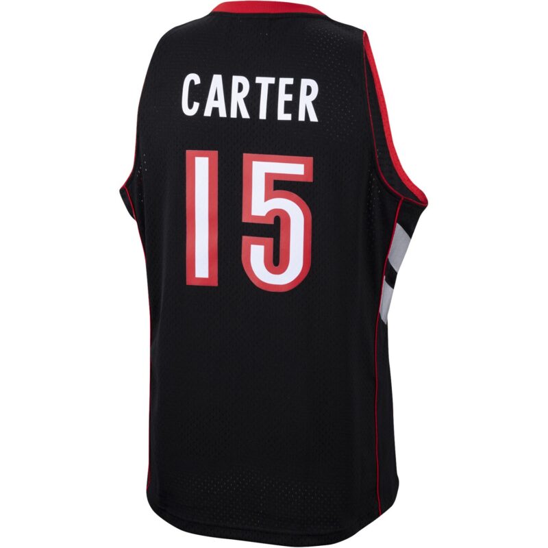 Vince Carter Toronto Raptors Mitchell & Ness 1999/00 Hardwood Classics Swingman Jersey - Purple - Image 3