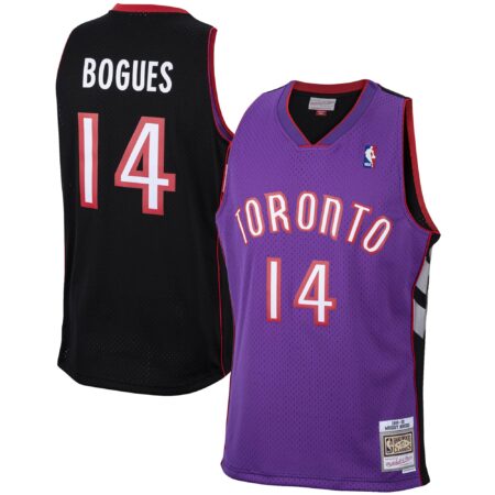 Muggsy Bogues Toronto Raptors Mitchell & Ness 1999/00 Hardwood Classics Swingman Jersey - Purple
