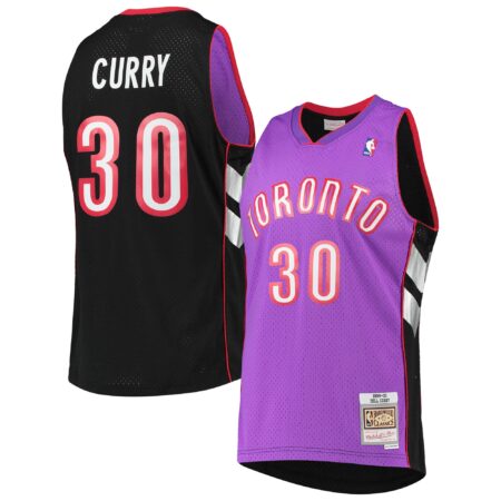 Dell Curry Toronto Raptors Mitchell & Ness 1999/00 Hardwood Classics Swingman Jersey - Purple