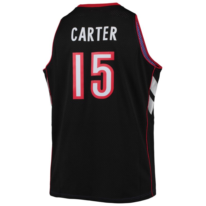Vince Carter Toronto Raptors Mitchell & Ness Big & Tall 1999/00 Hardwood Classics Swingman Jersey - Purple - Image 3