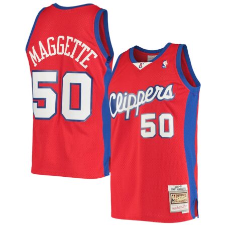 Corey Maggette LA Clippers Mitchell & Ness 2000/01 Hardwood Classics Swingman Jersey - Red
