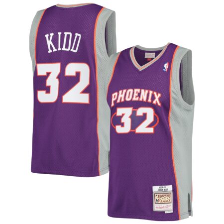 Jason Kidd Phoenix Suns Mitchell & Ness 2000/01 Hardwood Classics Swingman Jersey - Purple