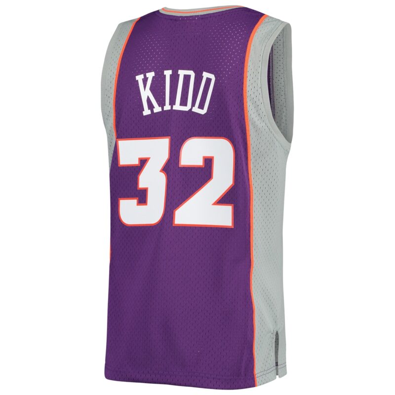Jason Kidd Phoenix Suns Mitchell & Ness 2000/01 Hardwood Classics Swingman Jersey - Purple - Image 3
