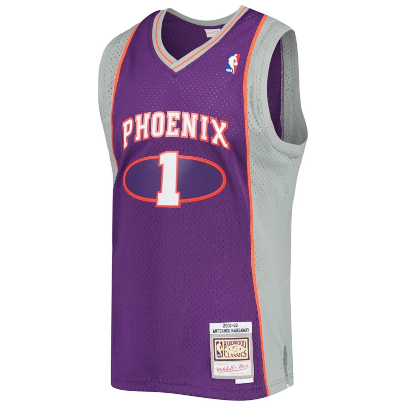 Penny Hardaway Phoenix Suns Mitchell & Ness 2001/02 Hardwood Classics Swingman Jersey - Purple - Image 2