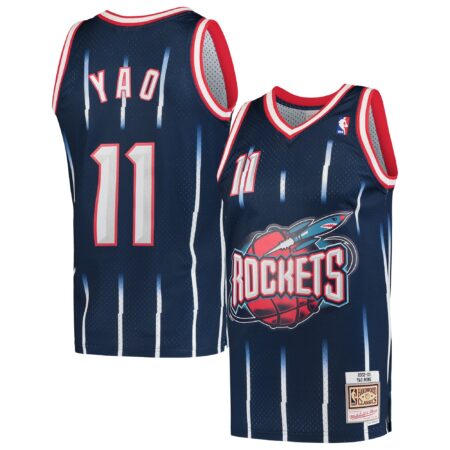 Yao Ming Houston Rockets Mitchell & Ness 2002/03 Hardwood Classics Swingman Jersey - Navy