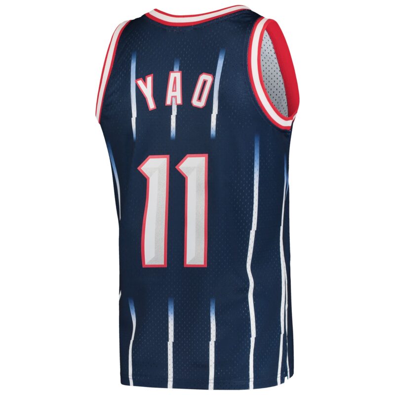 Yao Ming Houston Rockets Mitchell & Ness 2002/03 Hardwood Classics Swingman Jersey - Navy - Image 3
