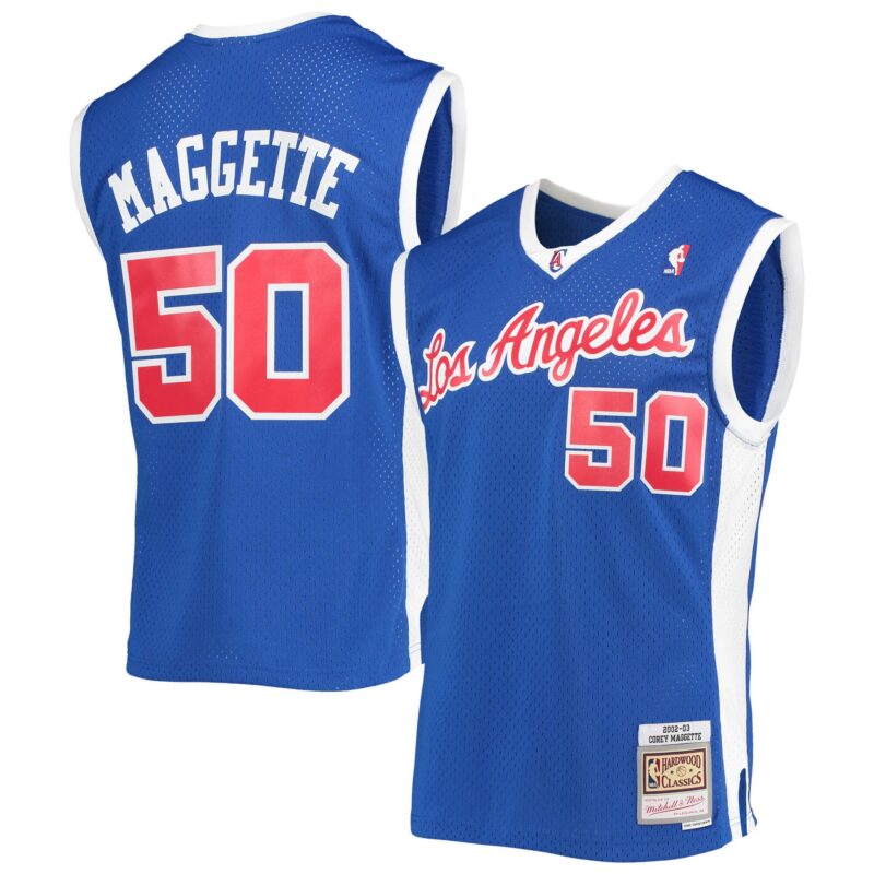 Corey Maggette LA Clippers Mitchell & Ness 2002/03 Hardwood Classics Swingman Jersey - Royal