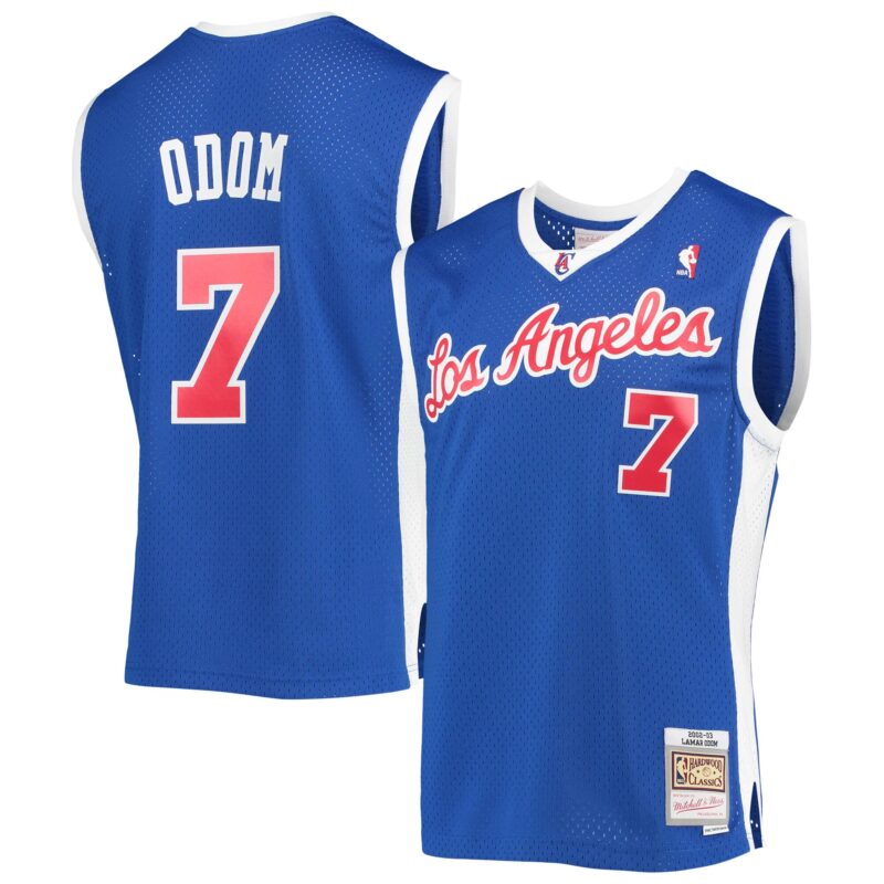 Lamar Odom LA Clippers Mitchell & Ness 2002/03 Hardwood Classics Swingman Jersey - Royal