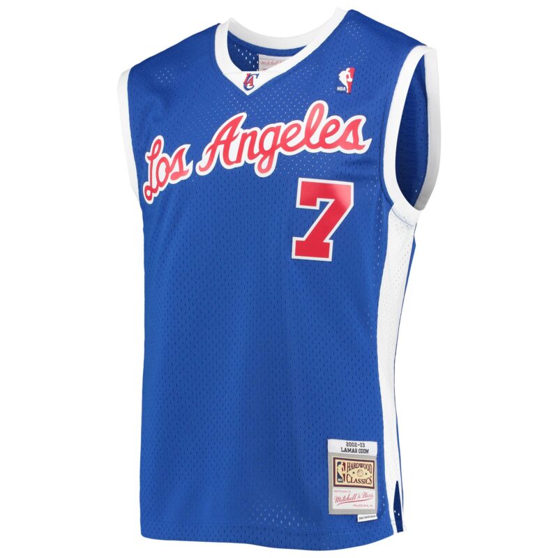 Lamar Odom LA Clippers Mitchell & Ness 2002/03 Hardwood Classics Swingman Jersey - Royal - Image 2