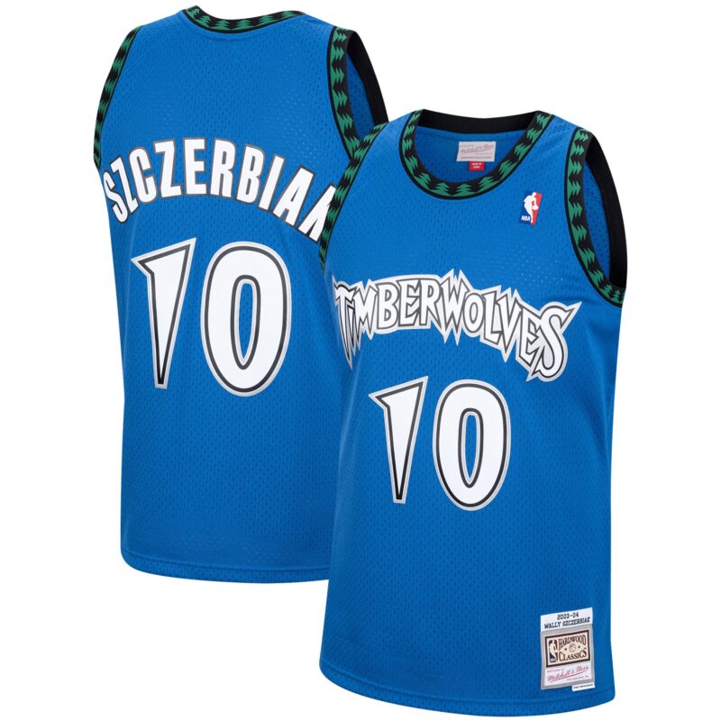 Wally Szczerbiak Minnesota Timberwolves Mitchell & Ness 2003/04 Hardwood Classics Swingman Jersey - Blue