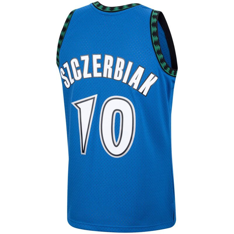 Wally Szczerbiak Minnesota Timberwolves Mitchell & Ness 2003/04 Hardwood Classics Swingman Jersey - Blue - Image 3