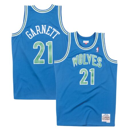 Kevin Garnett Minnesota Timberwolves Mitchell & Ness Big & Tall Hardwood Classics 2003/04 Swingman Jersey - Blue