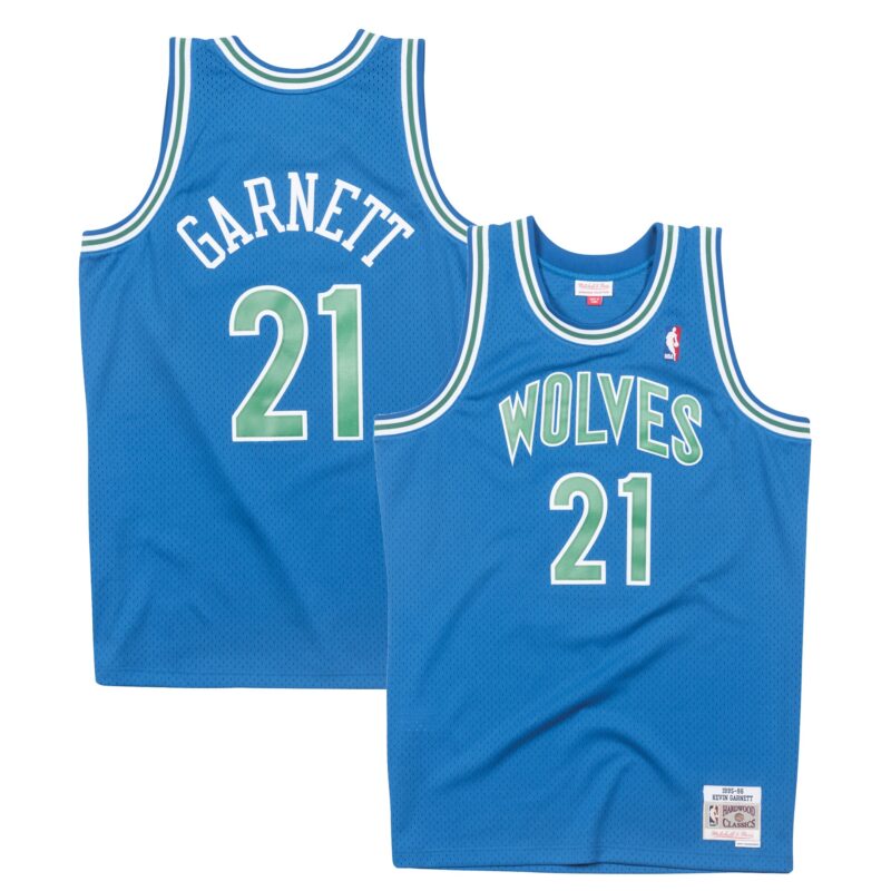 Kevin Garnett Minnesota Timberwolves Mitchell & Ness Big & Tall Hardwood Classics 2003/04 Swingman Jersey - Blue