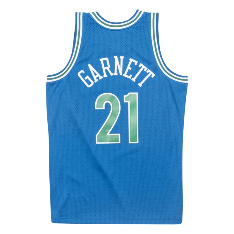 Kevin Garnett Minnesota Timberwolves Mitchell & Ness Big & Tall Hardwood Classics 2003/04 Swingman Jersey - Blue - Image 3