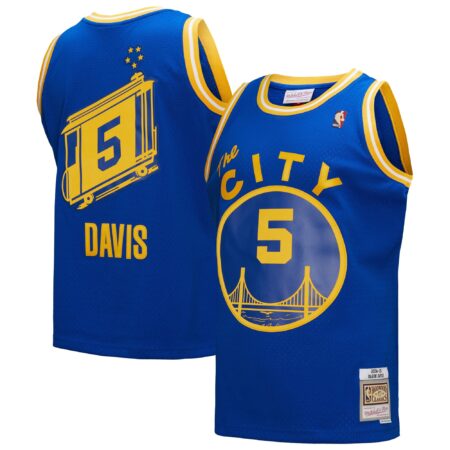 Baron Davis Golden State Warriors Mitchell & Ness Hardwood Classics 2004/05 Swingman Jersey - Royal