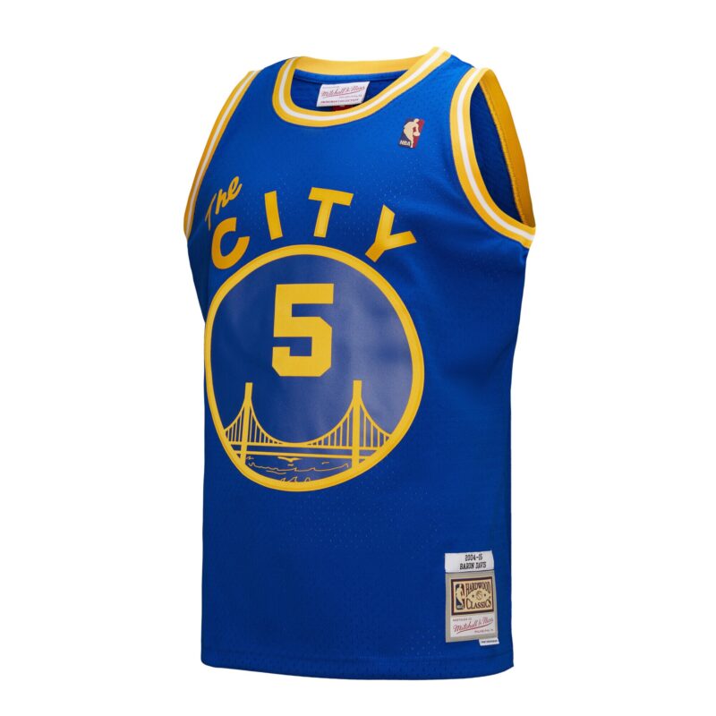 Baron Davis Golden State Warriors Mitchell & Ness Hardwood Classics 2004/05 Swingman Jersey - Royal - Image 2