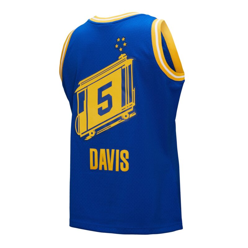 Baron Davis Golden State Warriors Mitchell & Ness Hardwood Classics 2004/05 Swingman Jersey - Royal - Image 3
