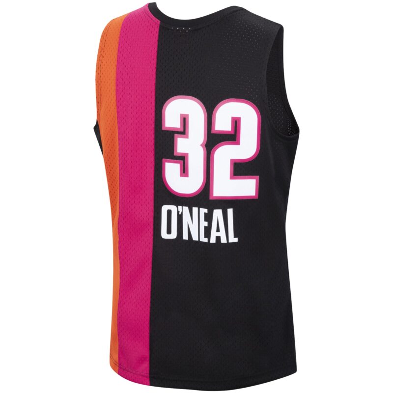 Shaquille O'Neal Miami Heat Mitchell & Ness 2005/06 Hardwood Classics Swingman Jersey - Black - Image 3