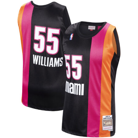 Jason Williams Miami Heat Mitchell & Ness 2005/06 Hardwood Classics Swingman Jersey - Black