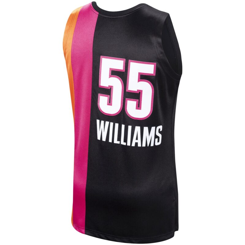 Jason Williams Miami Heat Mitchell & Ness 2005/06 Hardwood Classics Swingman Jersey - Black - Image 3