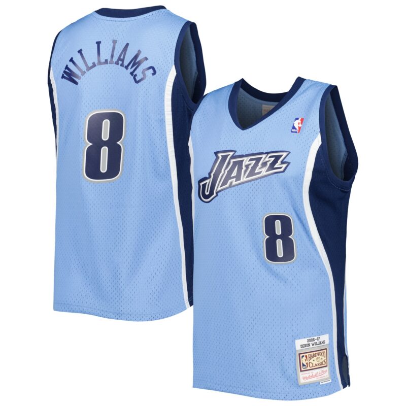 Deron Williams Utah Jazz Mitchell & Ness 2006/07 Hardwood Classics Swingman Jersey - Blue