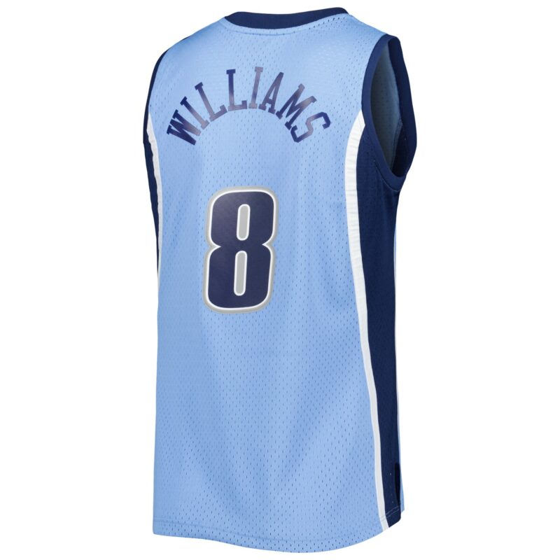 Deron Williams Utah Jazz Mitchell & Ness 2006/07 Hardwood Classics Swingman Jersey - Blue - Image 3