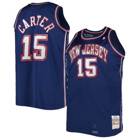 Vince Carter New Jersey Nets Mitchell & Ness Big & Tall Hardwood Classics 2006/07 Swingman Jersey - Navy