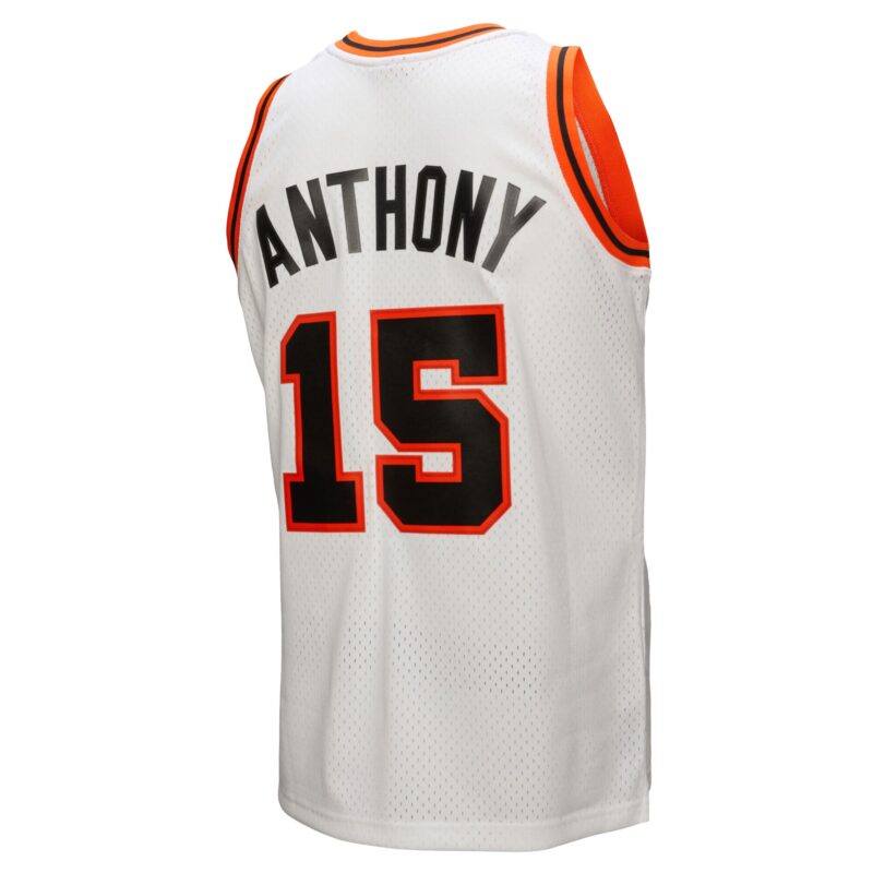 Carmelo Anthony Denver Nuggets Mitchell & Ness 2006/07 Swingman Jersey - White - Image 3