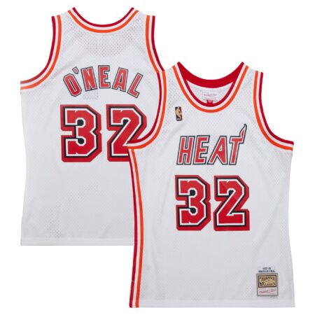 Shaquille O'Neal Miami Heat Mitchell & Ness 2007/08 Hardwood Classics Swingman Jersey - White
