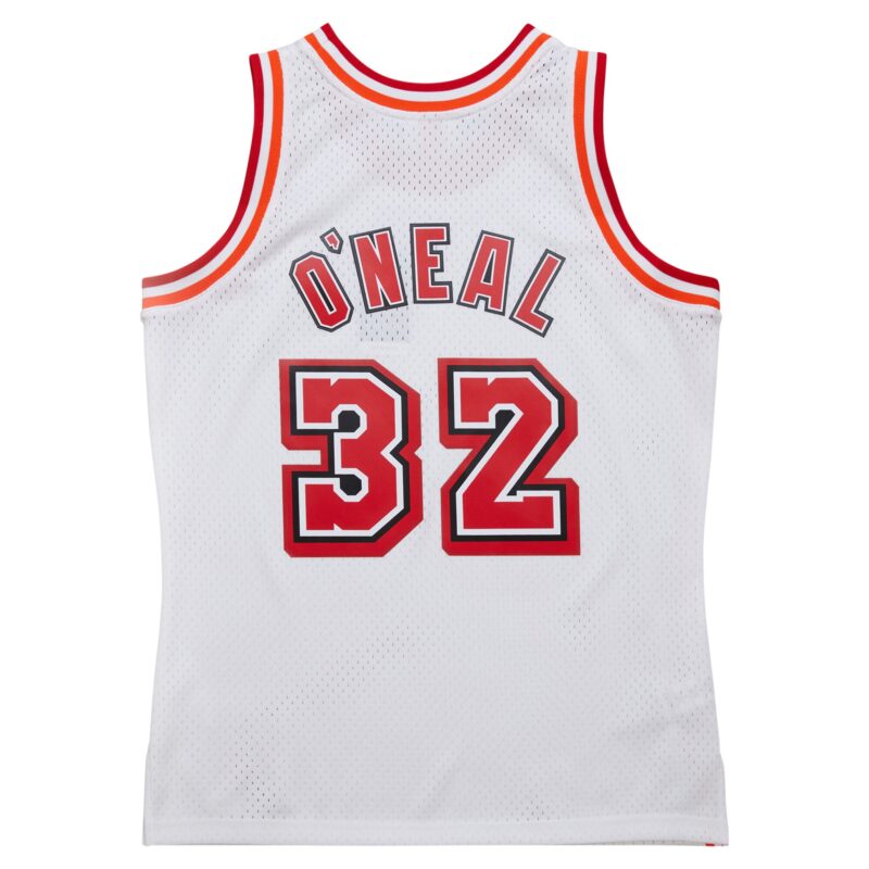 Shaquille O'Neal Miami Heat Mitchell & Ness 2007/08 Hardwood Classics Swingman Jersey - White - Image 3