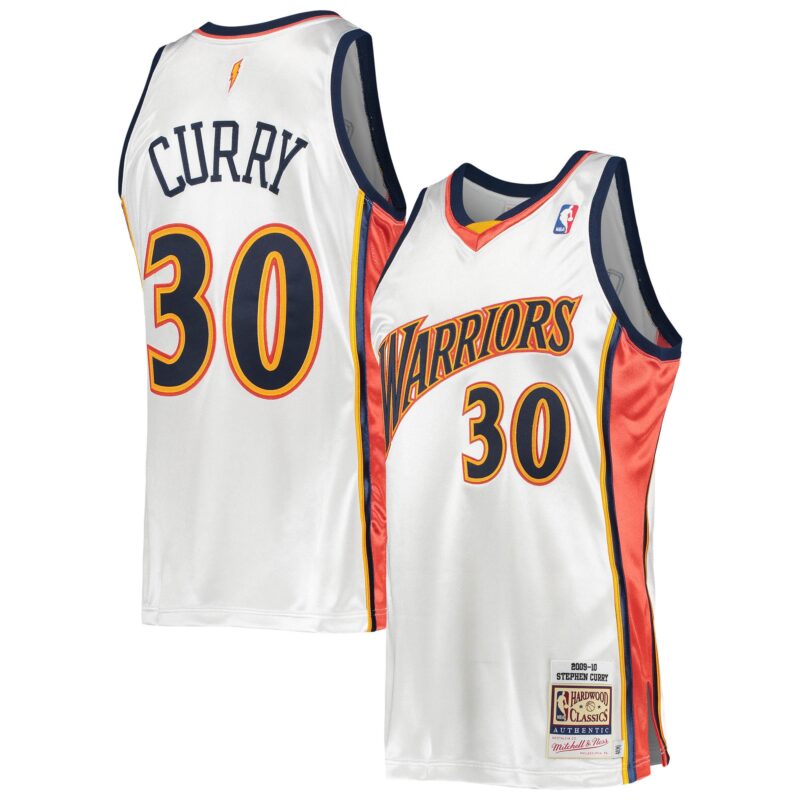 Stephen Curry Golden State Warriors Mitchell & Ness 2009/10 Hardwood Classics Jersey - White