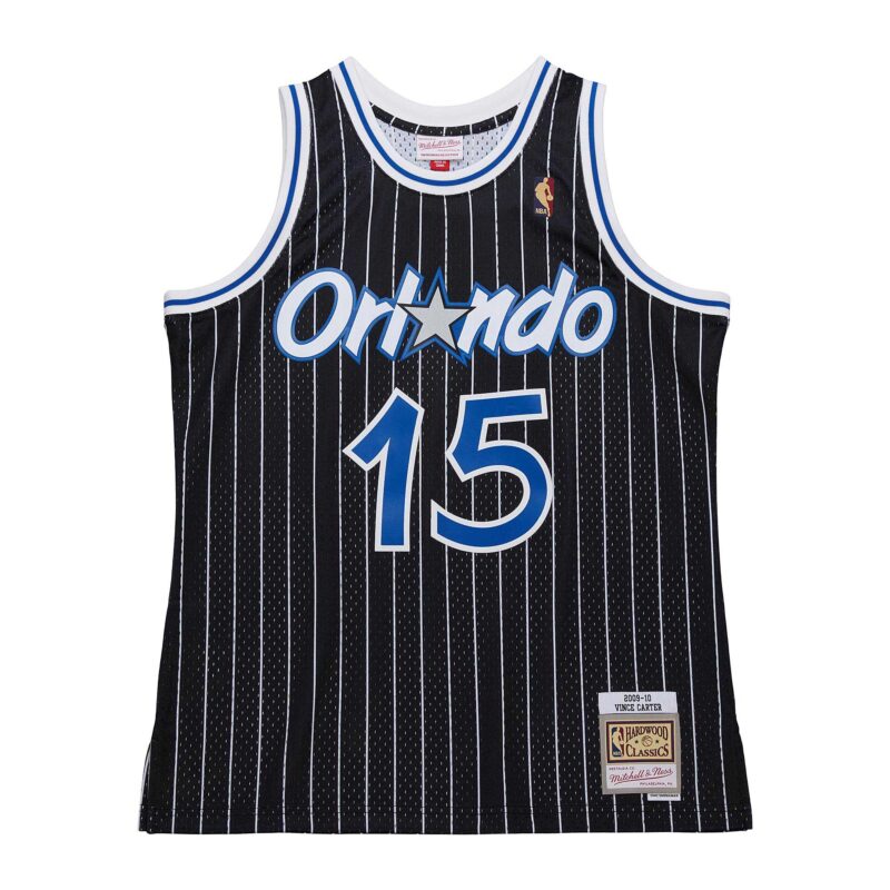 Vince Carter Orlando Magic Mitchell & Ness 2009/10 Hardwood Classics Swingman Jersey - Black - Image 2
