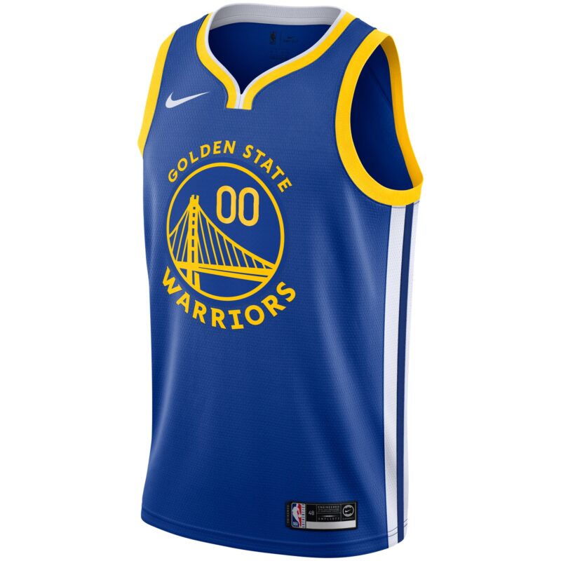 Golden State Warriors Unisex 2019/20 Custom Swingman Jersey - Royal - Icon Edition - Image 2