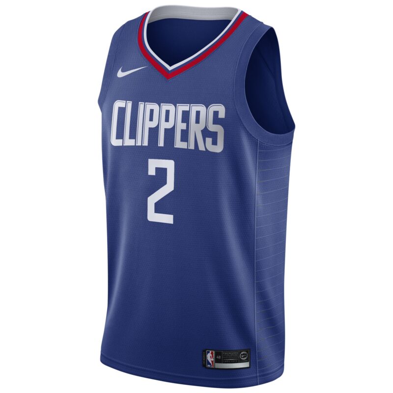 Kawhi Leonard LA Clippers 2019/20 Swingman Jersey Blue - Icon Edition - Image 2