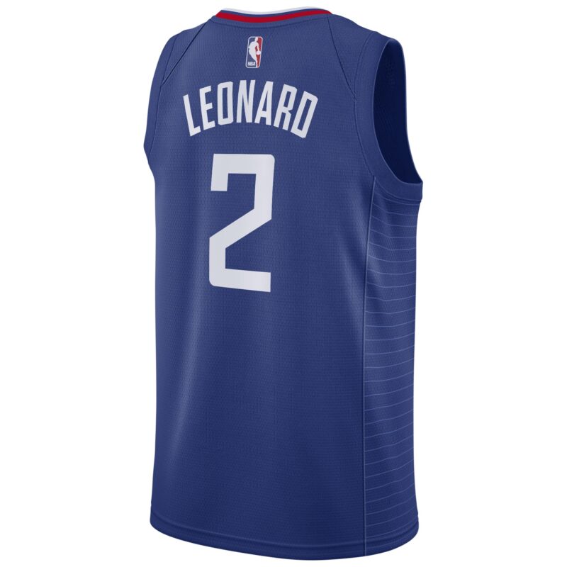 Kawhi Leonard LA Clippers 2019/20 Swingman Jersey Blue - Icon Edition - Image 3