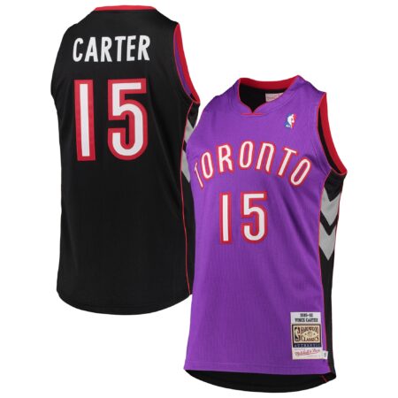 Vince Carter Toronto Raptors Mitchell & Ness 1999/2000 Hardwood Classics Jersey - Purple
