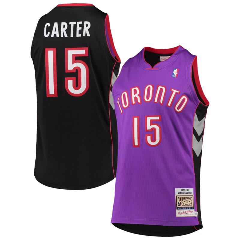 Vince Carter Toronto Raptors Mitchell & Ness 1999/2000 Hardwood Classics Jersey - Purple