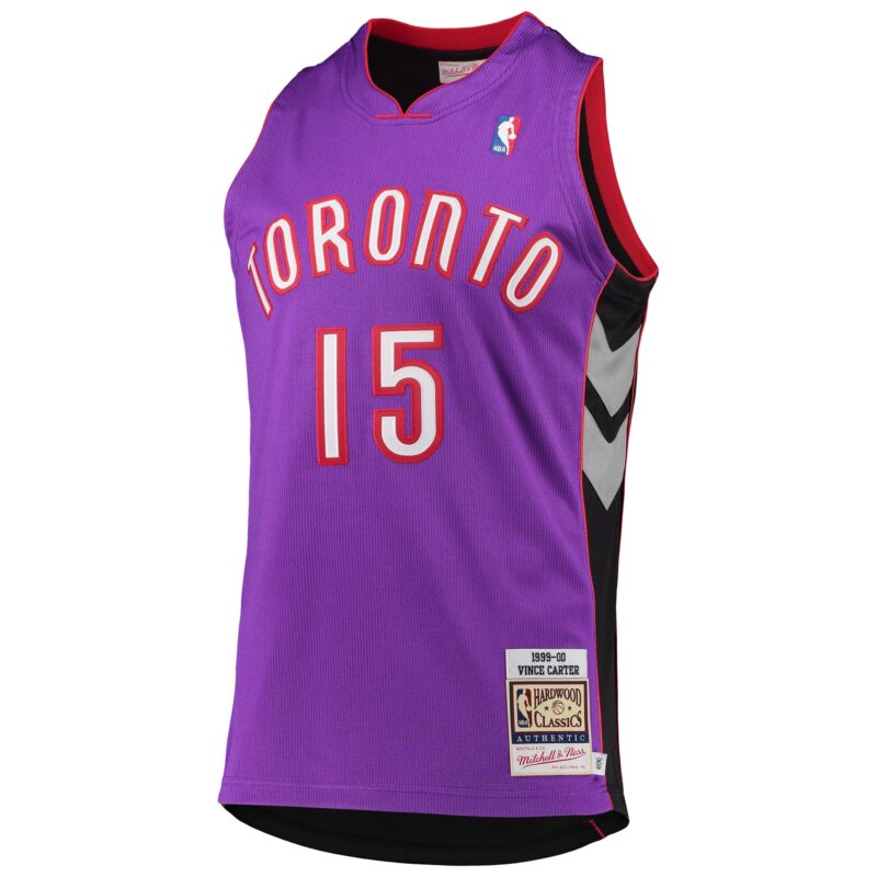 Vince Carter Toronto Raptors Mitchell & Ness 1999/2000 Hardwood Classics Jersey - Purple - Image 2