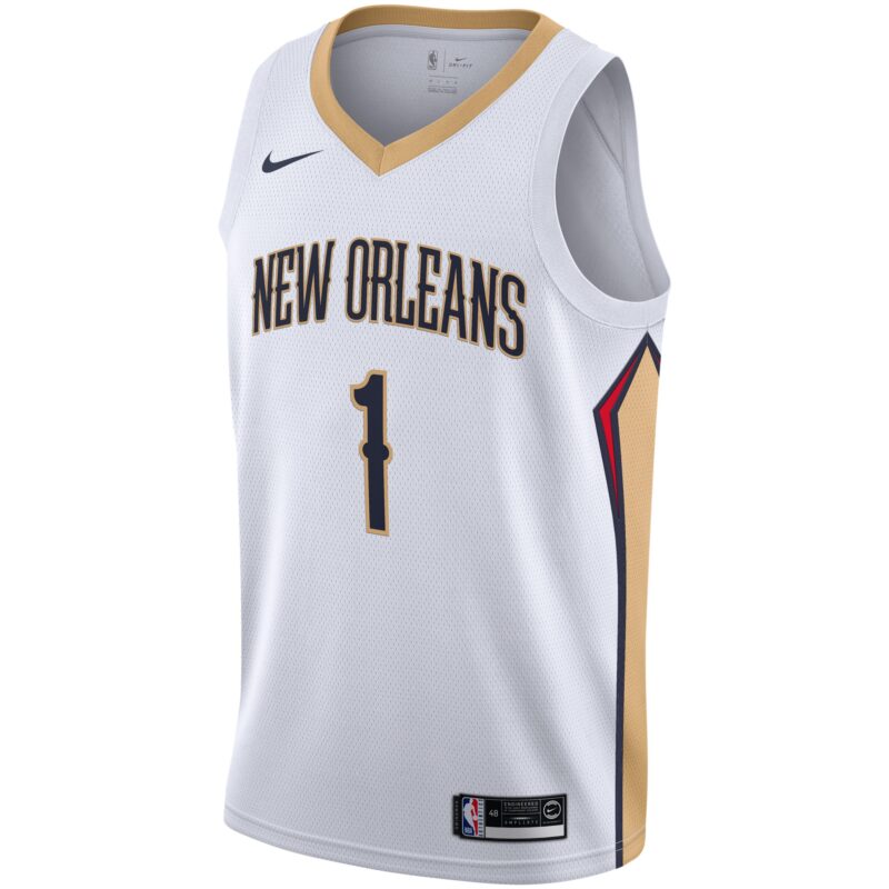 Zion Williamson New Orleans Pelicans 2019/2020 Swingman Jersey - Association Edition - White - Image 2