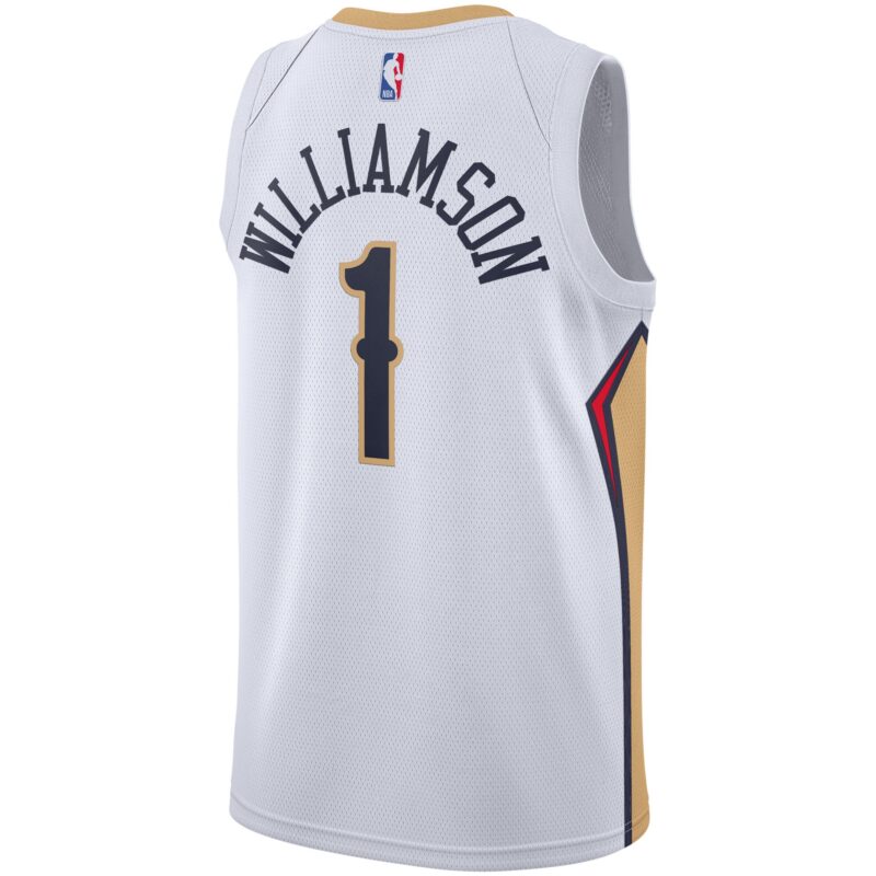 Zion Williamson New Orleans Pelicans 2019/2020 Swingman Jersey - Association Edition - White - Image 3