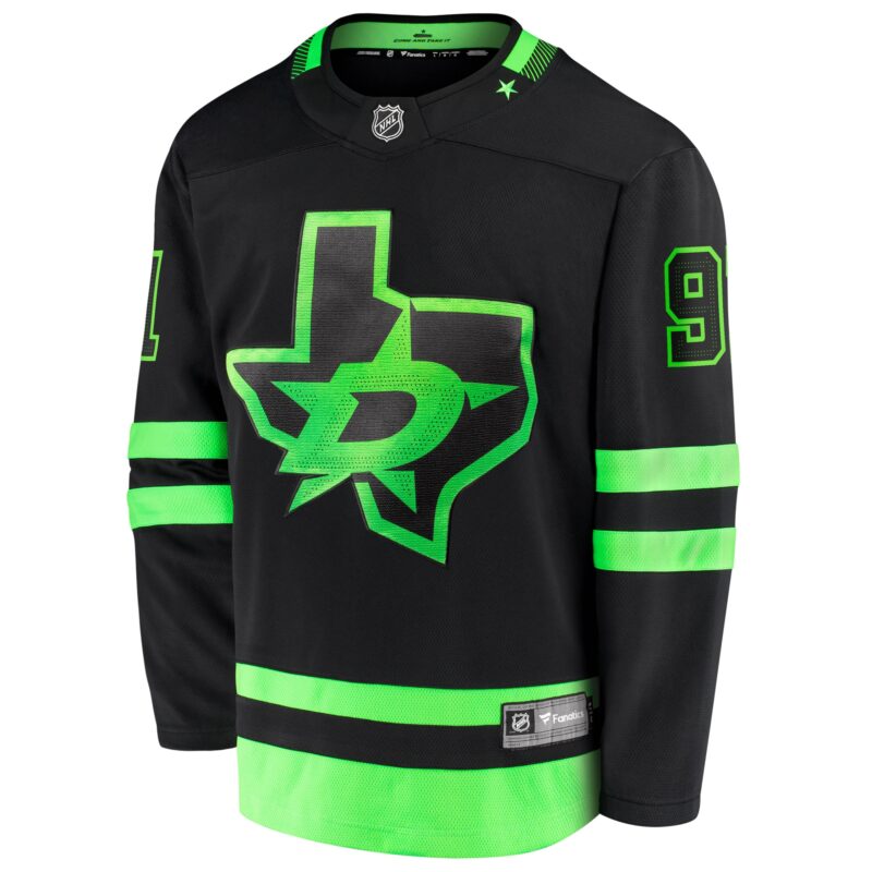 Tyler Seguin Dallas Stars 2020/21 Alternate Premier Breakaway Player Jersey - Black - Image 2