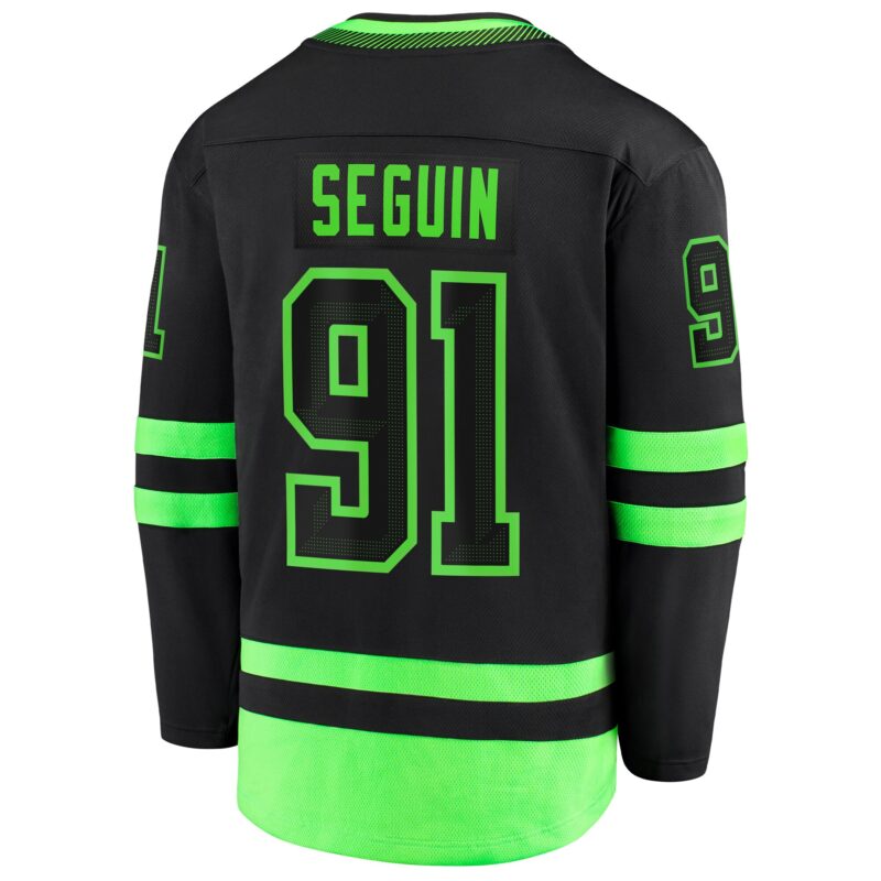 Tyler Seguin Dallas Stars 2020/21 Alternate Premier Breakaway Player Jersey - Black - Image 3