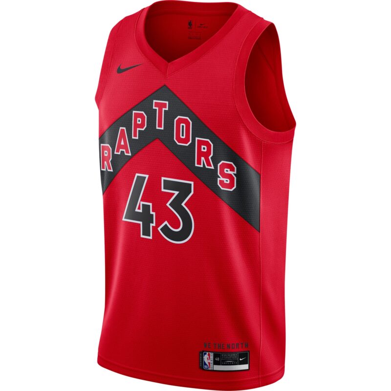 Pascal Siakam Toronto Raptors 2020/21 Icon Swingman Jersey - Red - Image 2