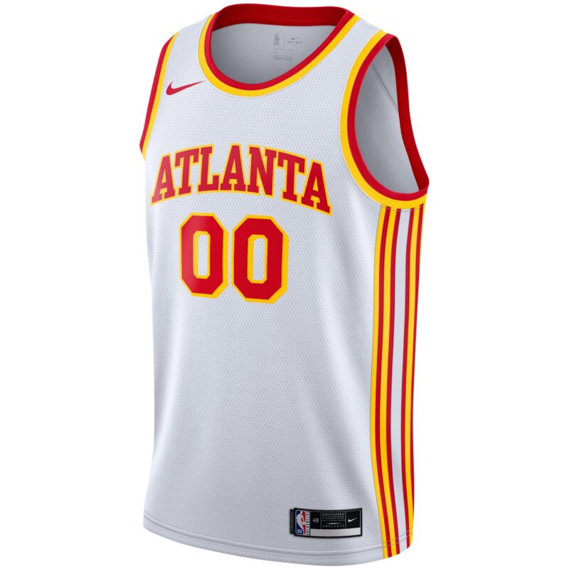 Atlanta Hawks 2020/21 Swingman Custom Jersey - Association Edition - White - Image 2