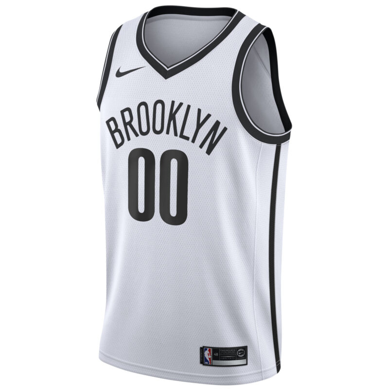 Brooklyn Nets 2020/21 Swingman Custom Jersey - Association Edition - White - Image 2