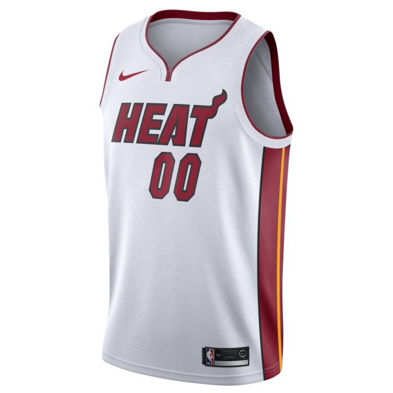 Miami Heat 2020/21 Swingman Custom Jersey - Association Edition - White - Image 2