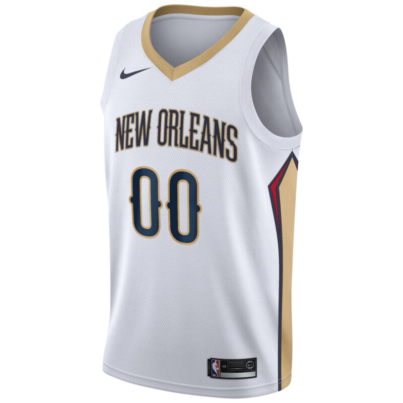 New Orleans Pelicans 2020/21 Swingman Custom Jersey - Association Edition - White - Image 2
