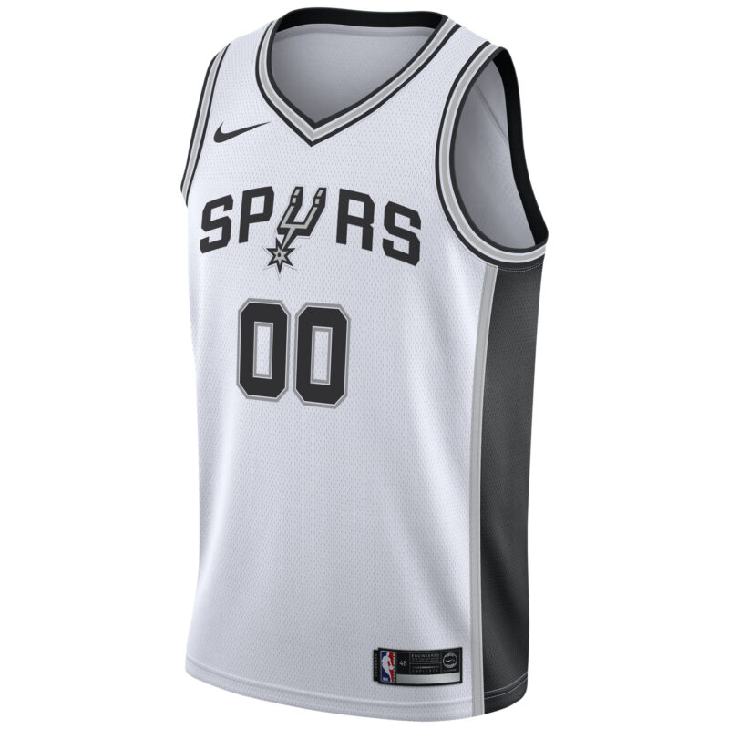 San Antonio Spurs 2020/21 Swingman Custom Jersey - Association Edition - White - Image 2