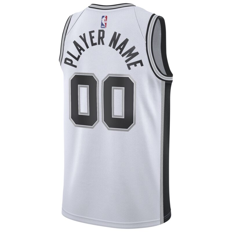 San Antonio Spurs 2020/21 Swingman Custom Jersey - Association Edition - White - Image 3