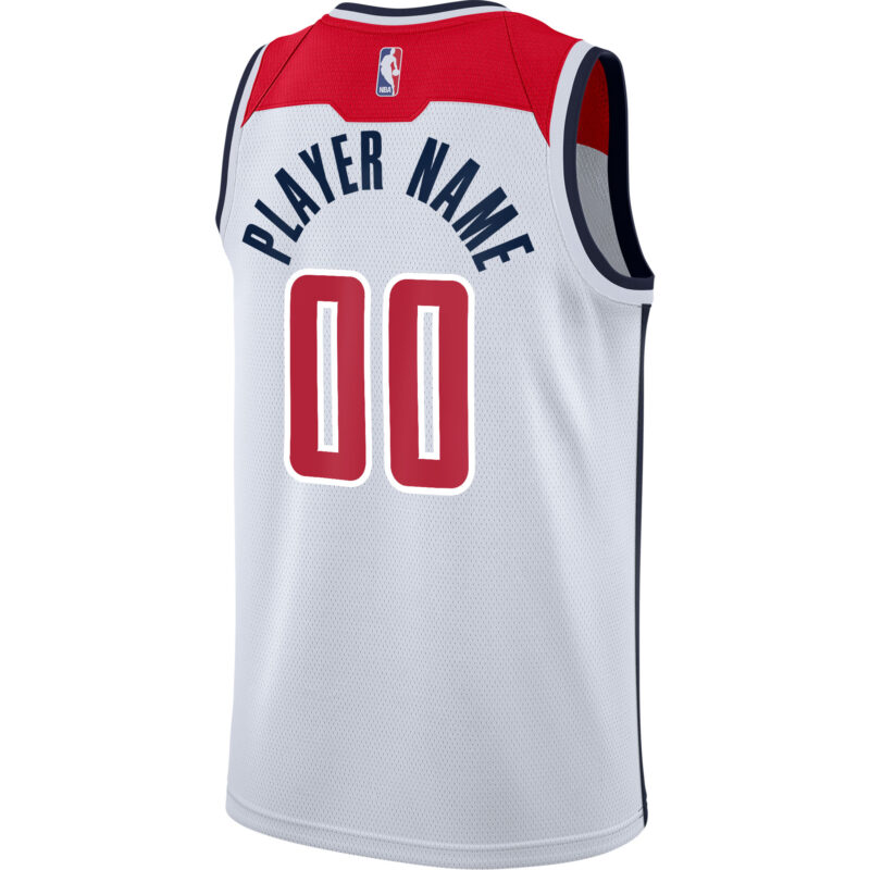 Washington Wizards 2020/21 Swingman Custom Jersey - Association Edition - White - Image 3